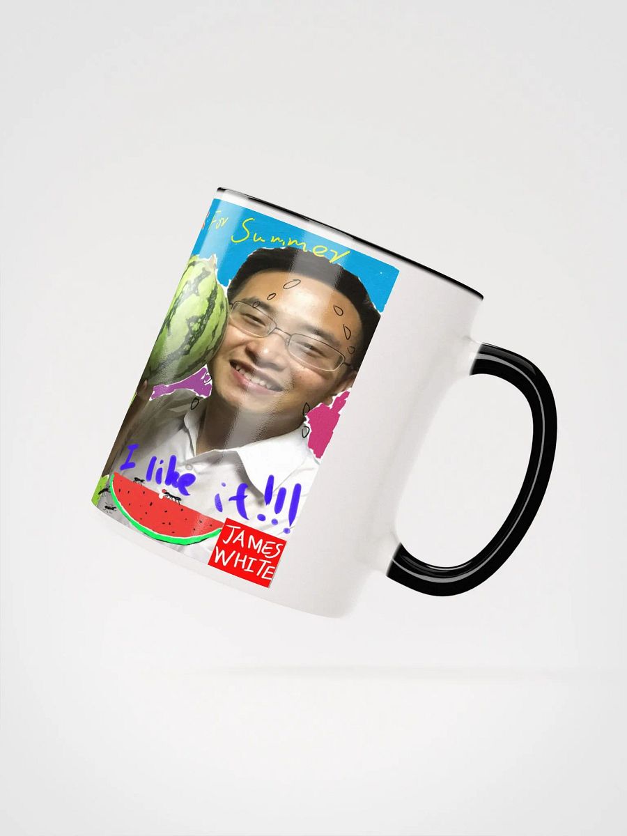 Ceramic Mug with Color Inside: watermelon product image (3)