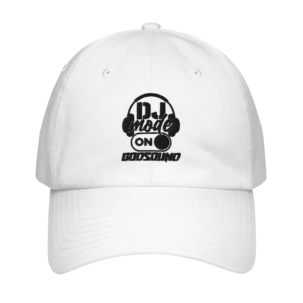 Stylish Under Armour® Dad Hat "DJ Mode On" Dad Cap in White by DJ GodSOUND! product image (1)