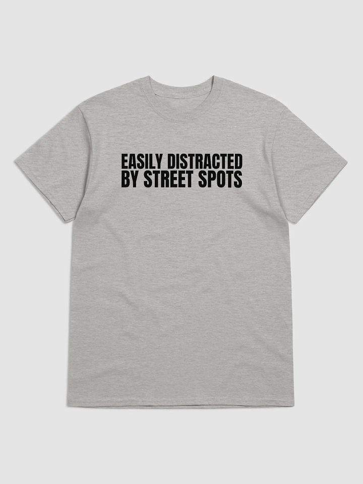 Easily distracted by street spots, Funny Skateboarding t-shirt, Unisex product image (2)