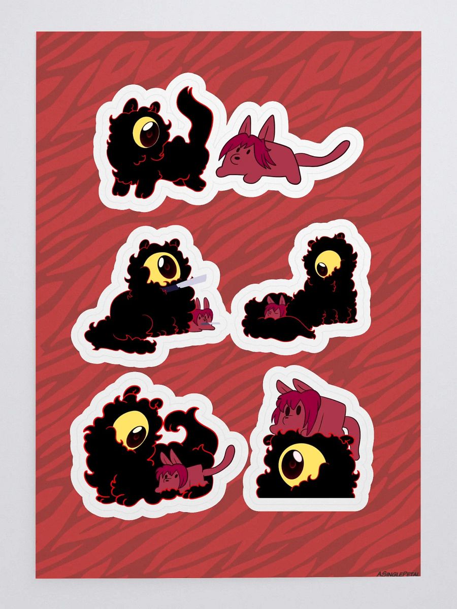 Cat Boyfriends sticker sheet product image (3)