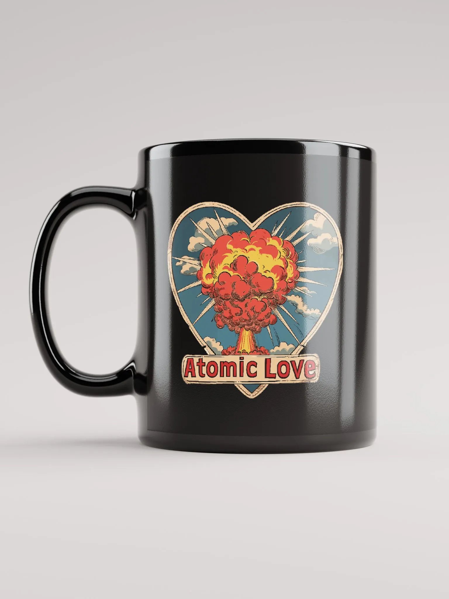 Atomic Love Black Mug product image (11)
