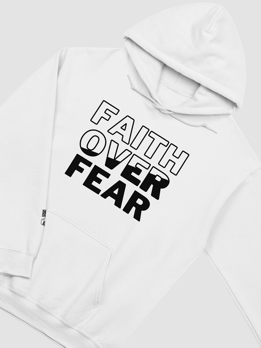 Faith Over Fear Unisex Hooded Sweatshirt | Comfortable & Inspirational Hoodie for Everyday Wear product image (9)