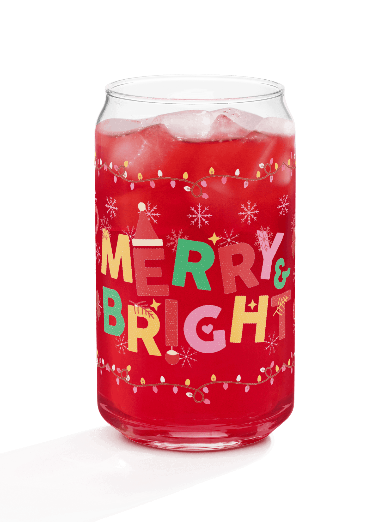 Merry & Bright Glass Tumbler product image (11)