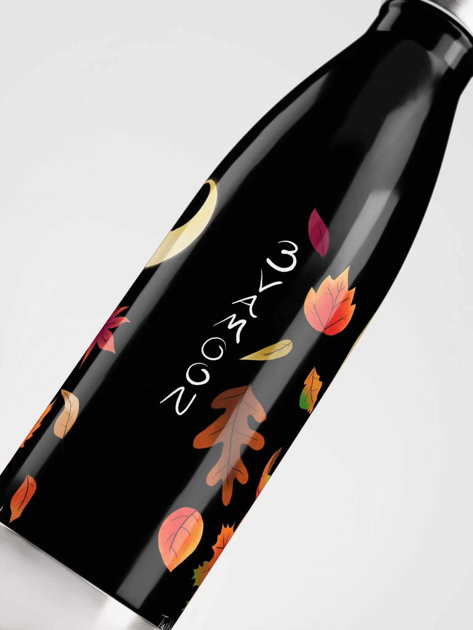 Autumn Moon Watercolor Stainless Steel Water Bottle product image (5)