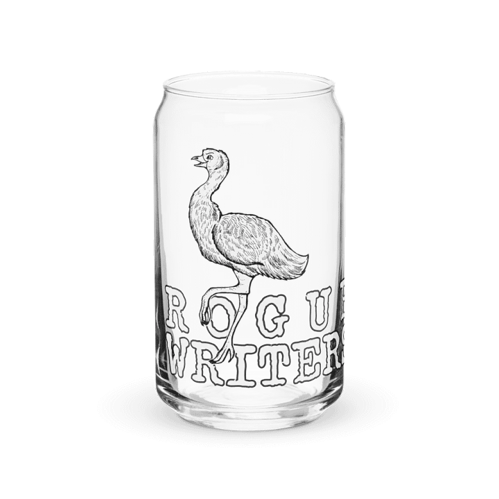 Rogue Writers Can-Shaped Glass product image (2)
