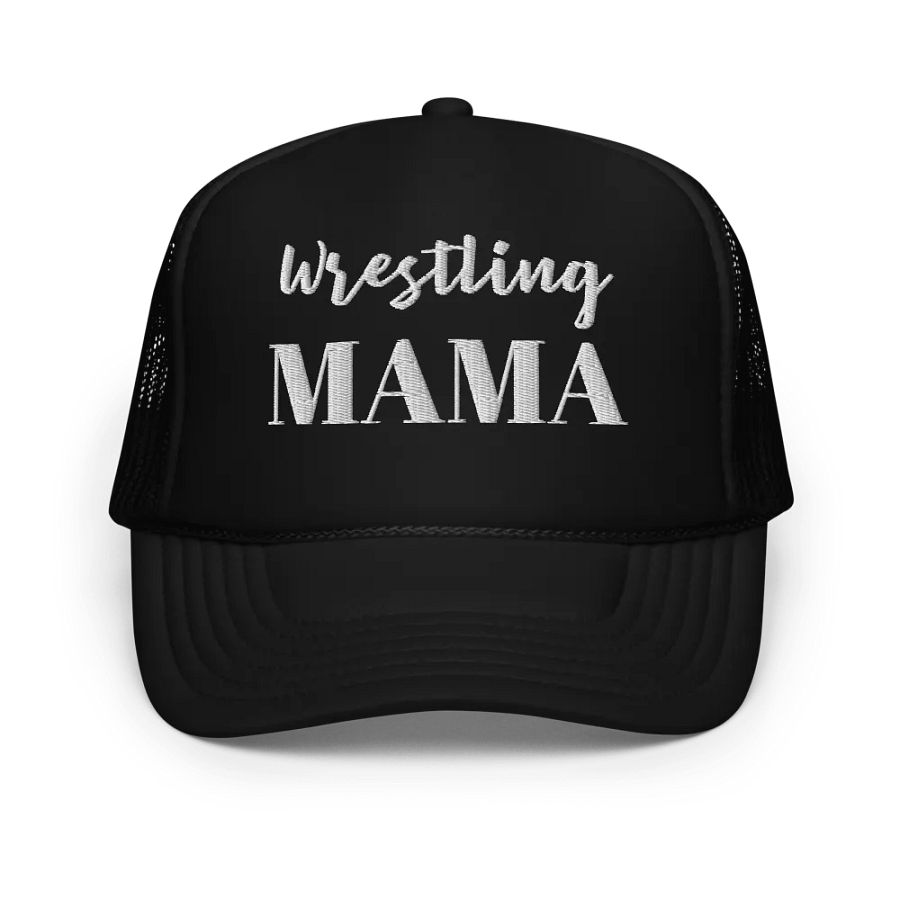 Wrestling mama - Embroidered Trucker Cap Hat product image (1)