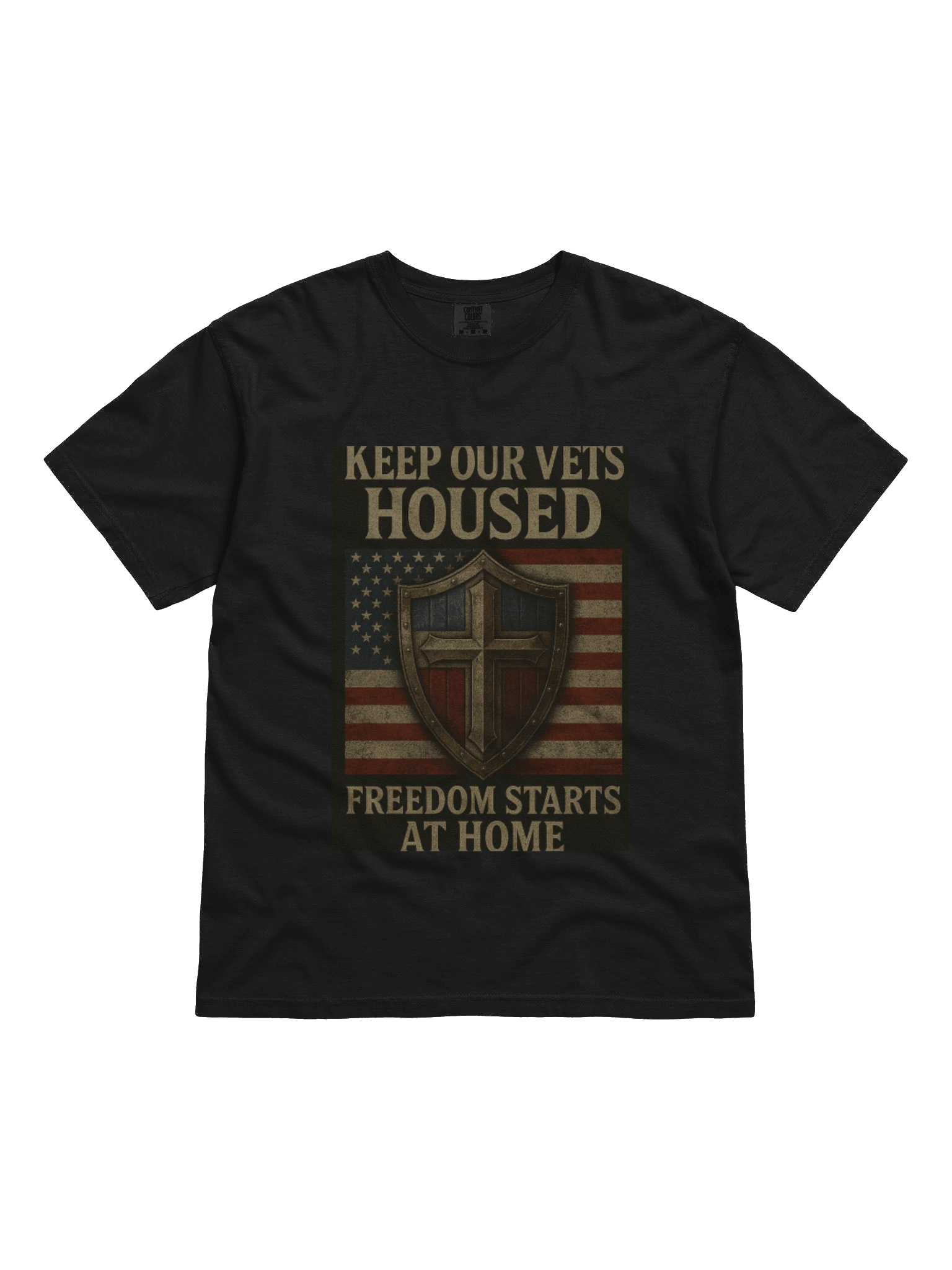 Veterans' Freedom Shield T-Shirt product image (1)