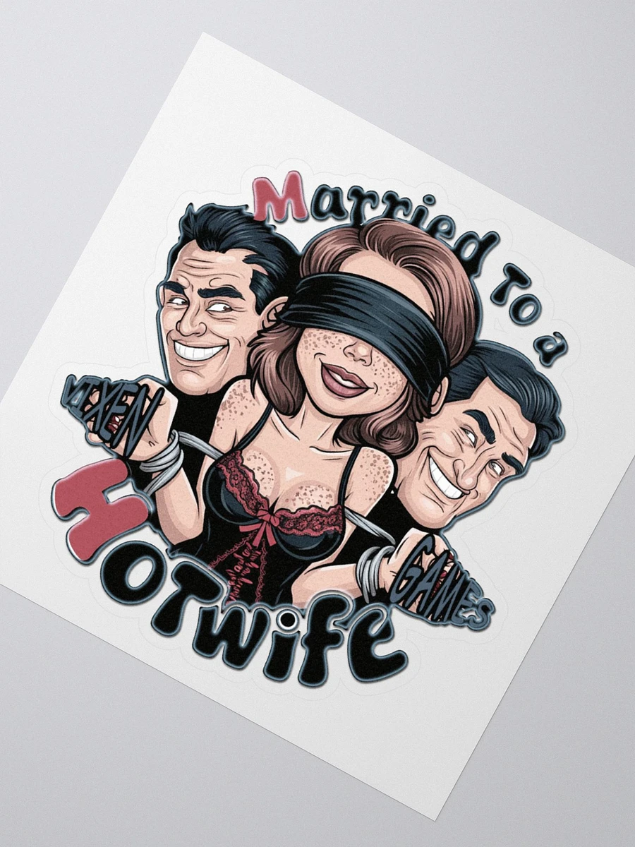 Married To A Hotwife Vinyl Sticker product image (5)