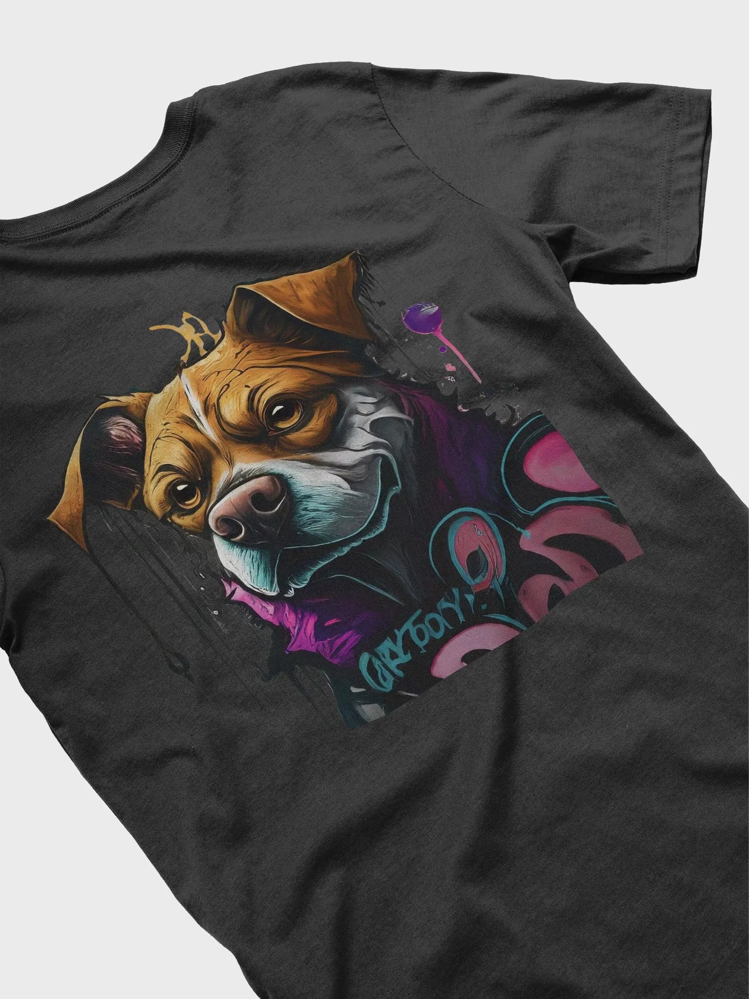 Vibrant Dog Portrait T-Shirt product image (56)
