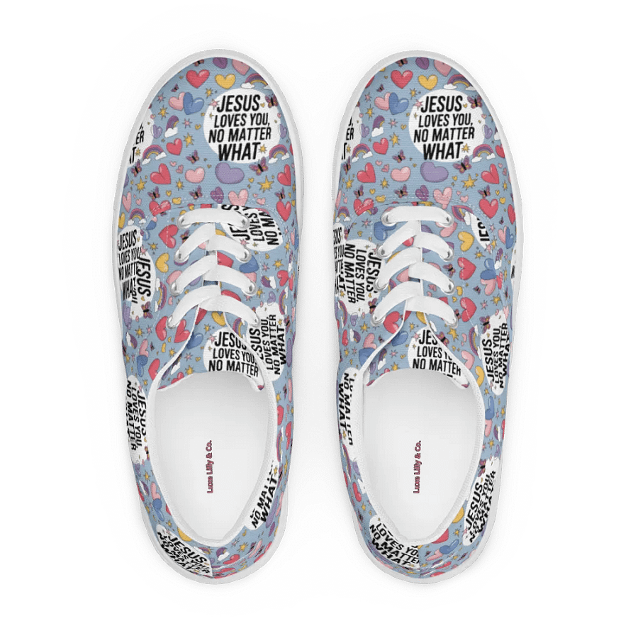 Divine Love Lace-Up Canvas Shoes product image (4)