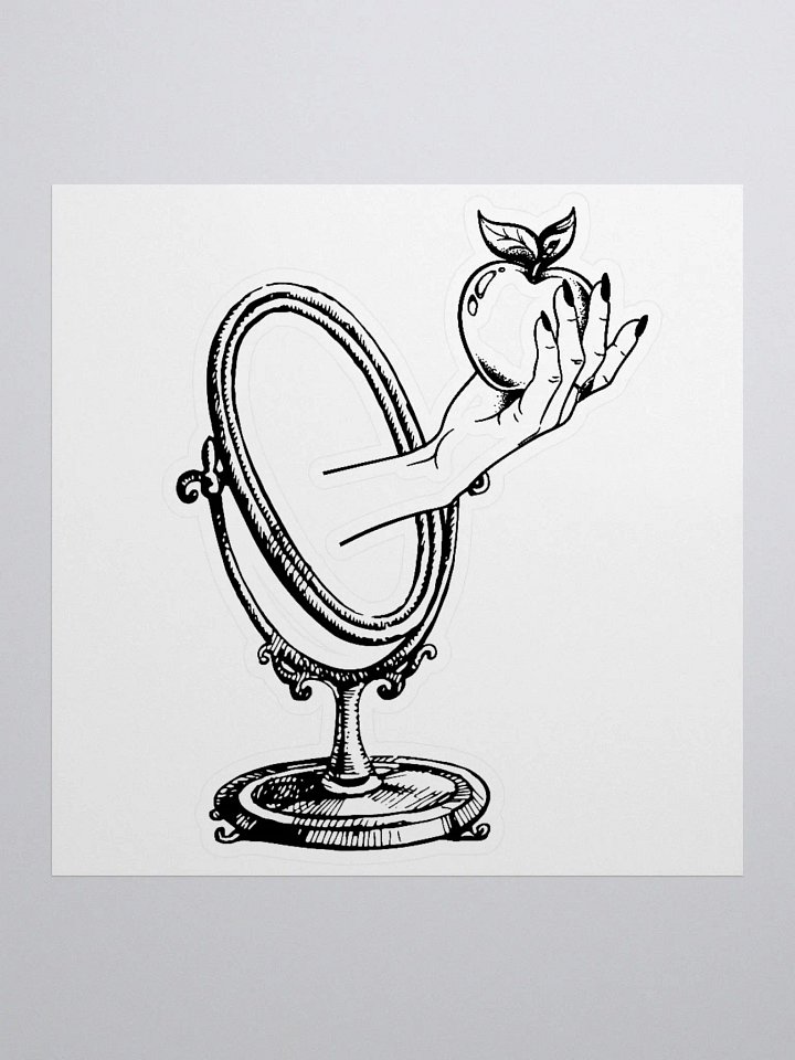 Hand in Mirror 2 Sticker product image (1)