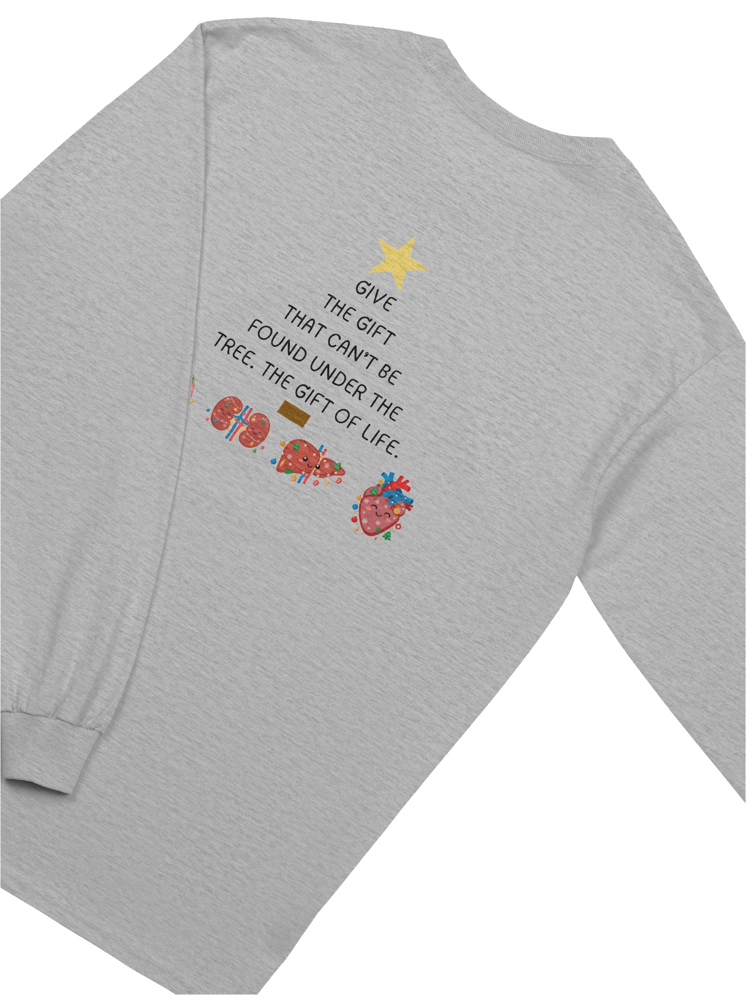 Gift of Life Christmas Tree Long Sleeve T-Shirt product image (10)
