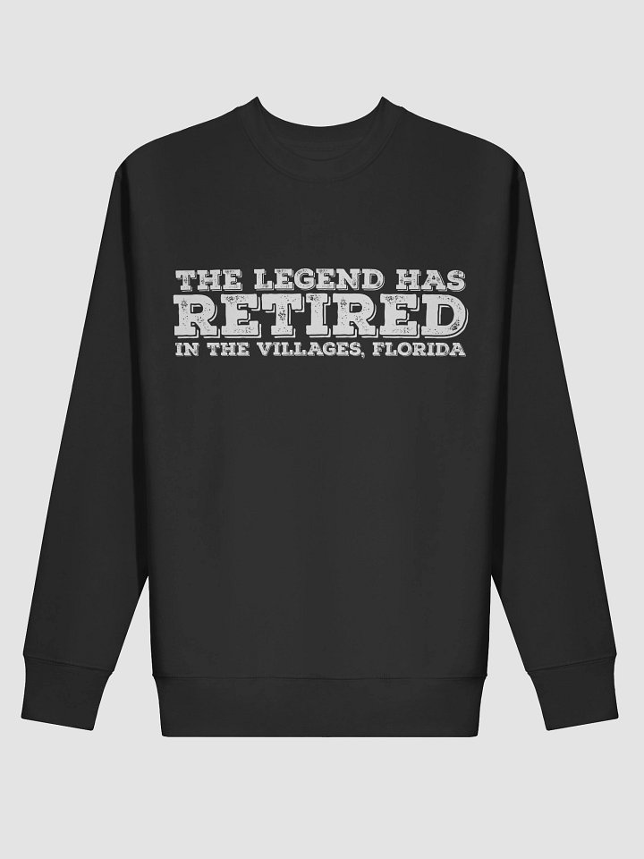 Unisex Cotton Heritage Premium Sweatshirt (The Legend Has Retired) product image (2)