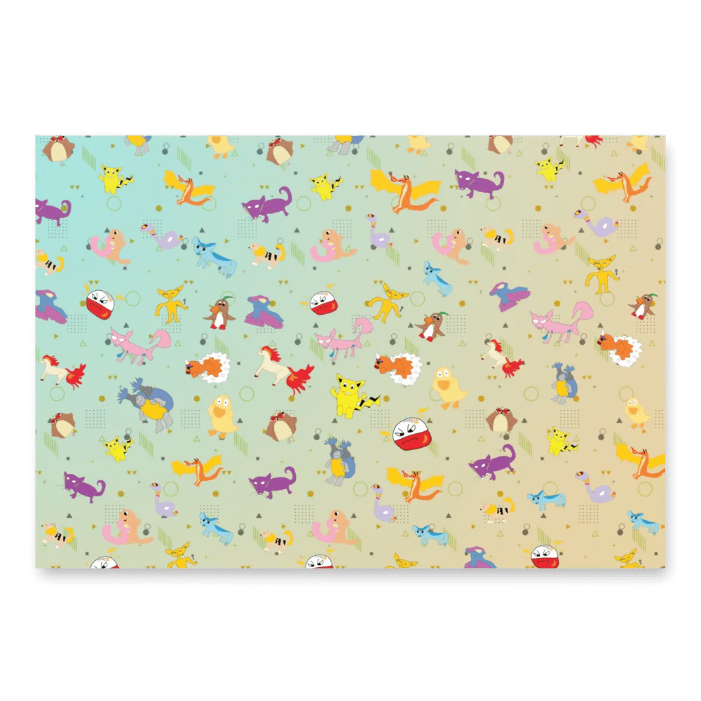 Teef, Nerds, and Pokemon Wrapping Paper Bundle product image (4)