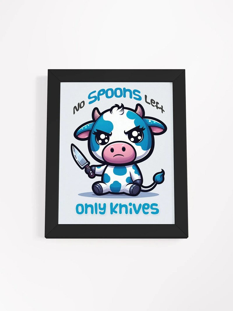 No Spoons Framed Poster