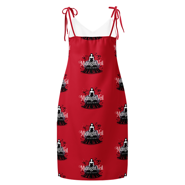 Midnight Veil Designs Slip Midi Chiffon Dress - Red (XS-2XL) product image (2)