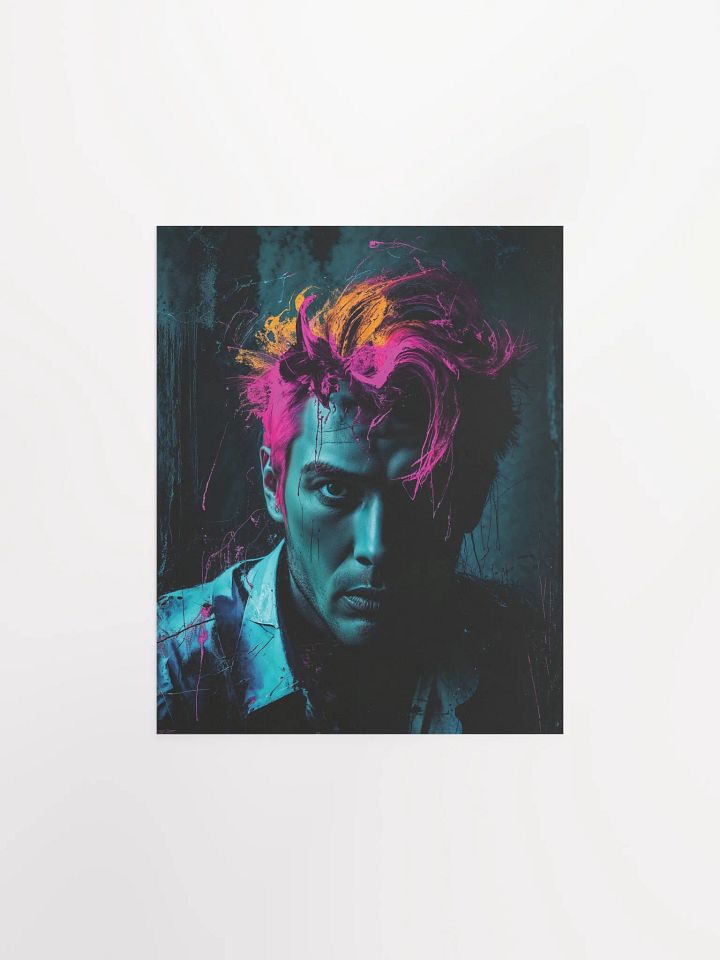 Neon Rebellion Matte Poster product image (4)