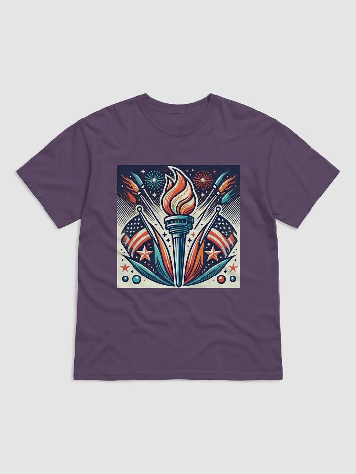 Freedom's Flame Patriotic T-Shirt product image (5)