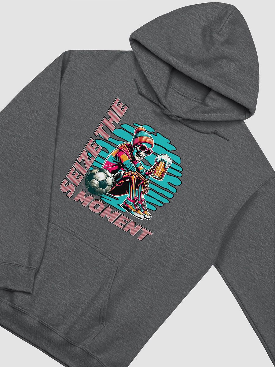 Seize The Moment Skeleton Beer Soccer Streetwise Hoodie product image (5)