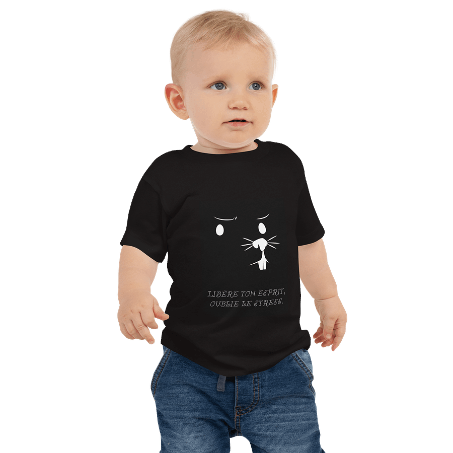 Whiskered Wisdom Baby Tee product image (1)
