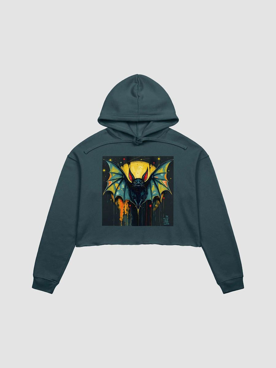 Pop art bat, Cozy Chic Crop Hoodie product image (1)