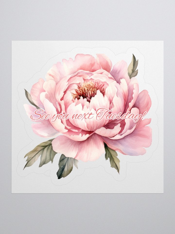 Peony Perfection Kiss Cut Stickers product image (3)