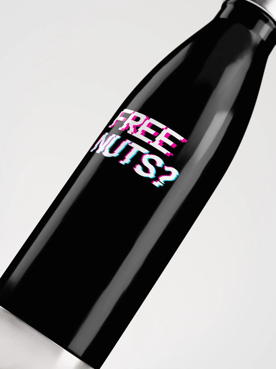 Free Nuts? Black Stainless Steel Water Bottle product image (5)