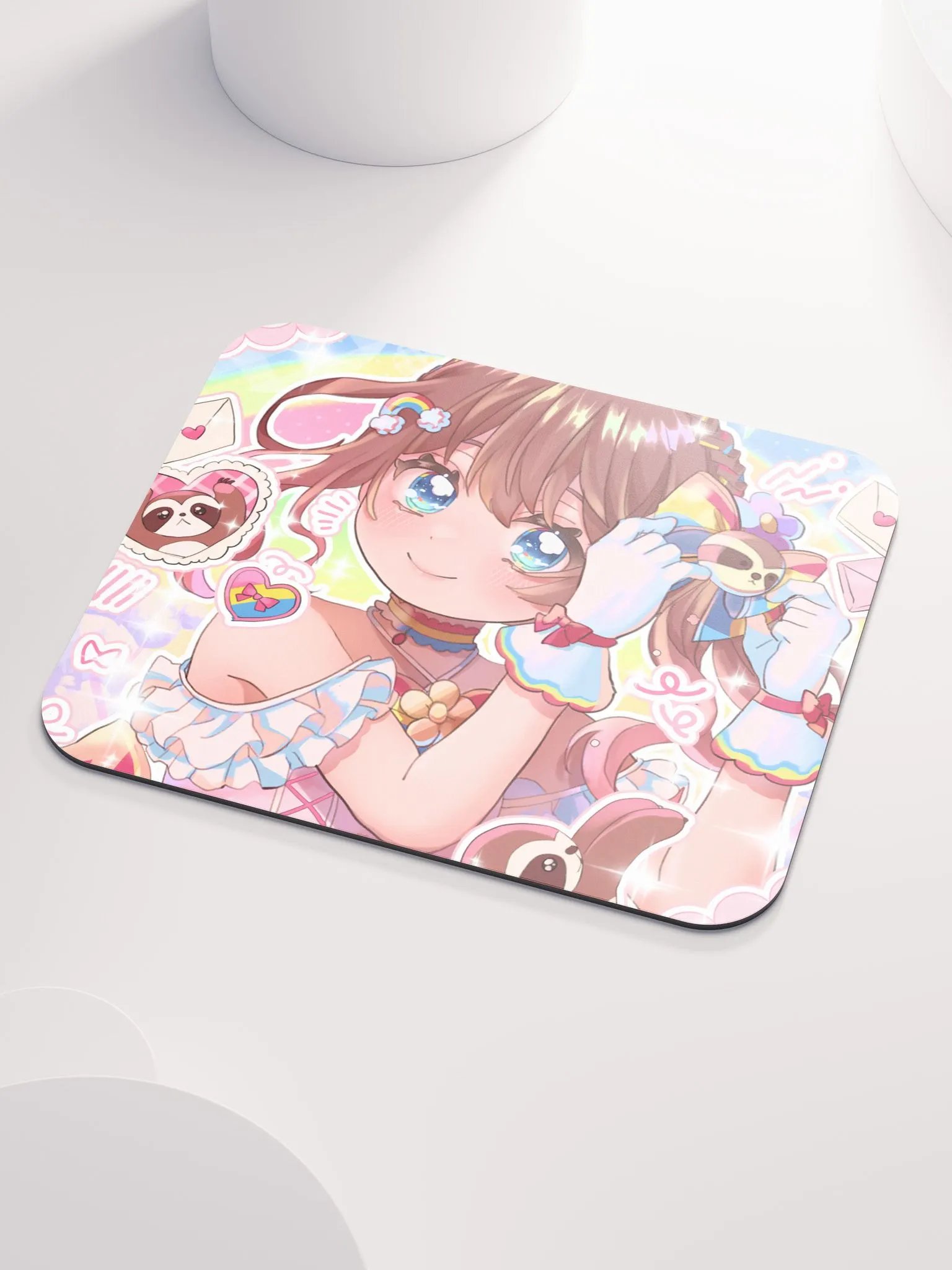 Rainbow-Colored Idol Mouse Pad product image (3)