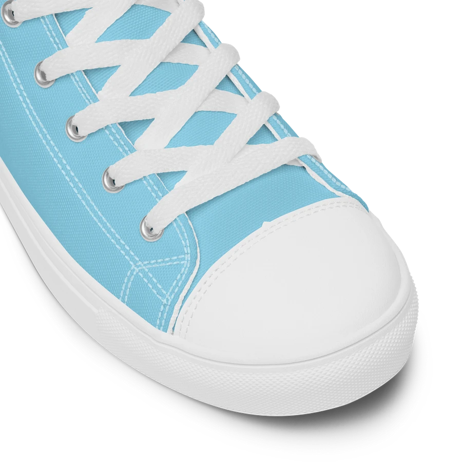 Pastel Blue and White Flower Sneakers product image (33)
