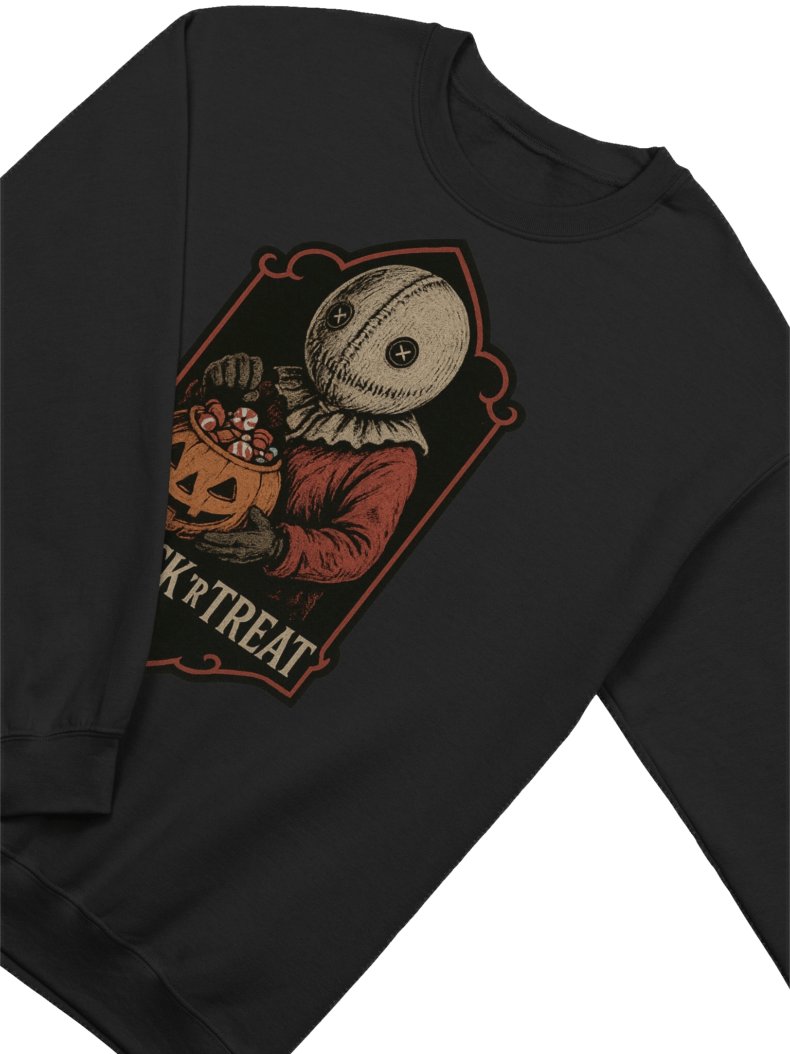 Unholy Hauntings Trick r Treat Crew Black product image (3)