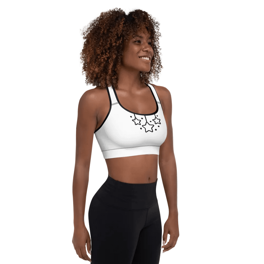 All-Over Print Padded Sports Bra product image (4)