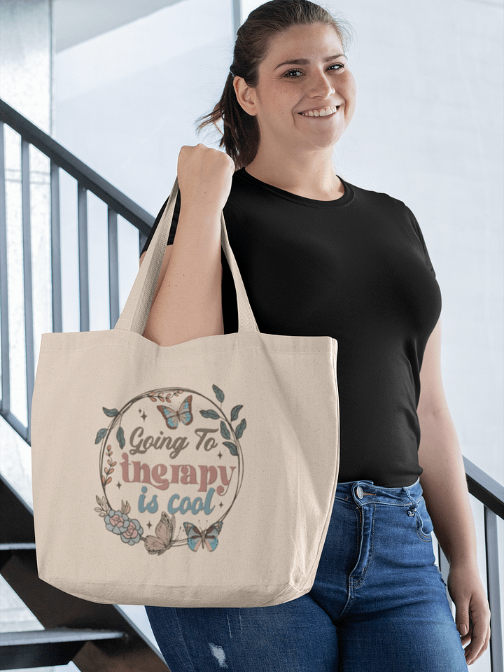 Going To Therapy Is Cool Tote product image (1)