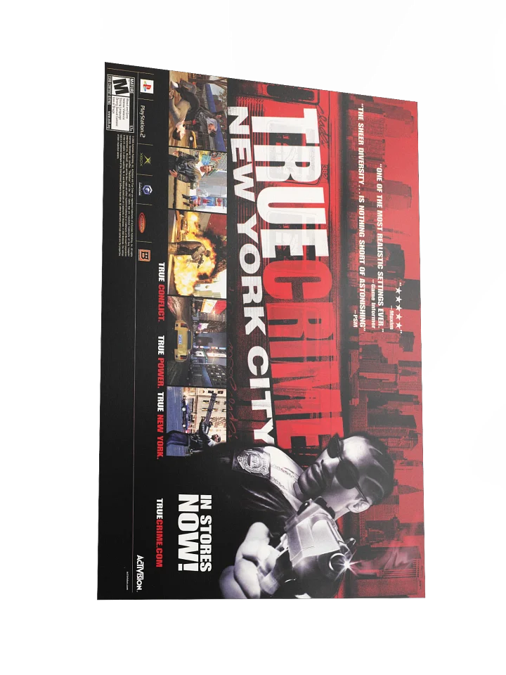 True Crime: New York - Promotional Poster/Flyer product image (2)