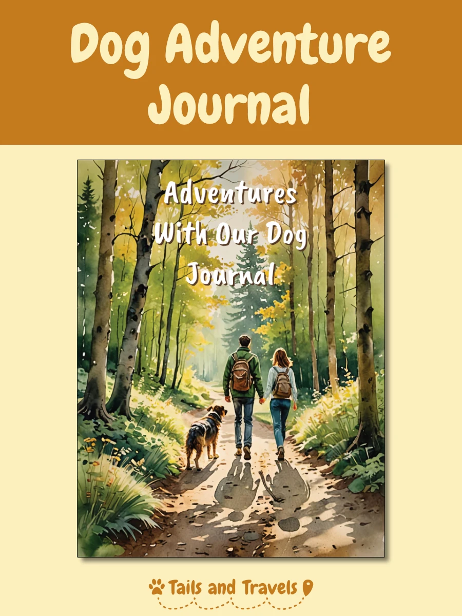 Printable Dog Adventure Journal - Couple On Cover product image (1)