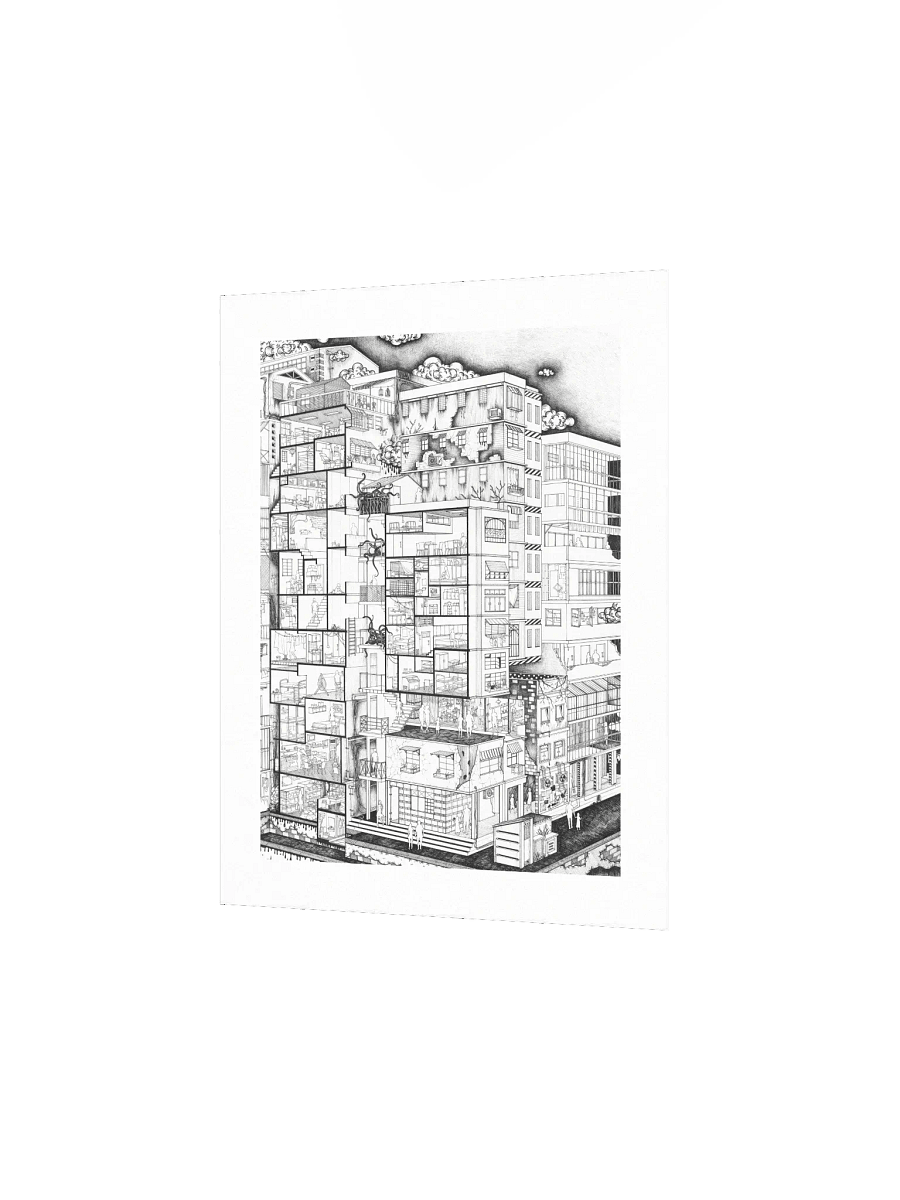 Kowloon Walled City - Original Art Print product image (3)