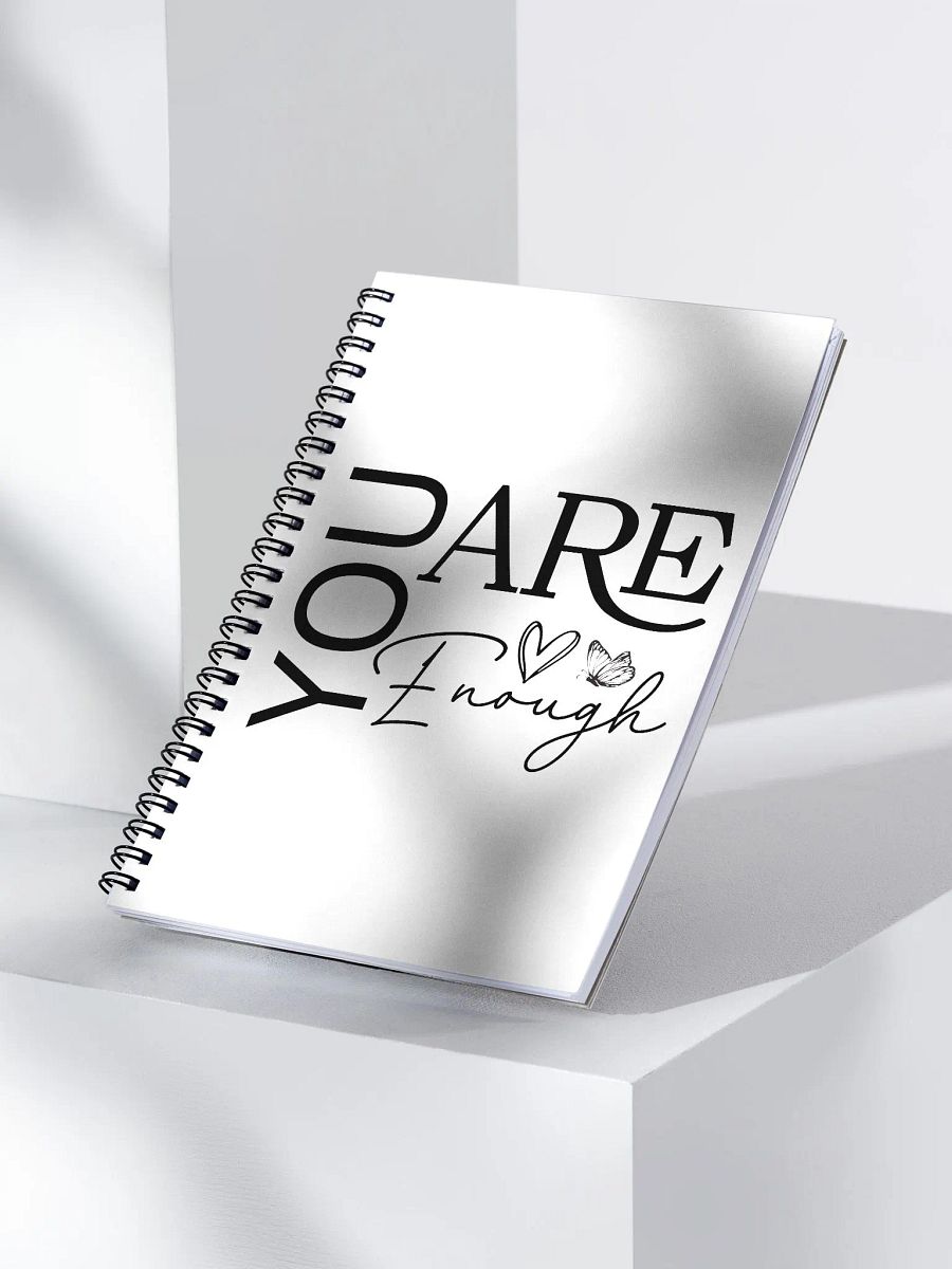 You Are Enough - Empowering Motivational Quote Spiral Notebook product image (3)