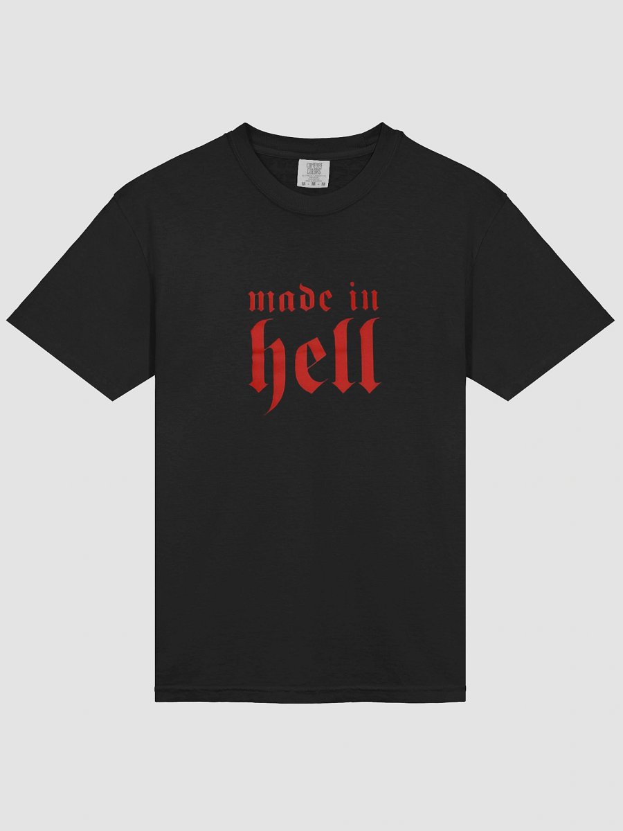 Hellish Comfort: Gothic Red T-Shirt product image (14)