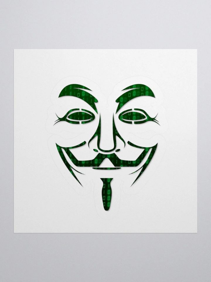 Guy Fawkes Matrix Sticker product image (2)