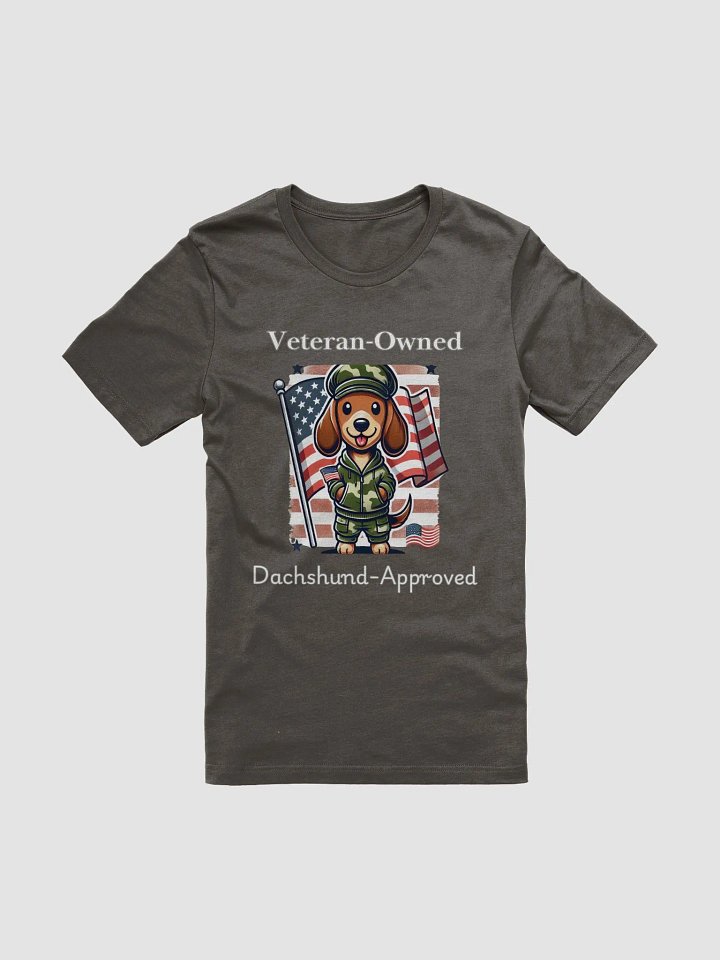 Veteran-Owned, Dachshund-Approved T-Shirt product image (1)