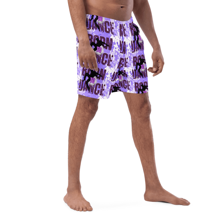 Born to Dance His Silhouette All-Over Swim Trunks product image (8)