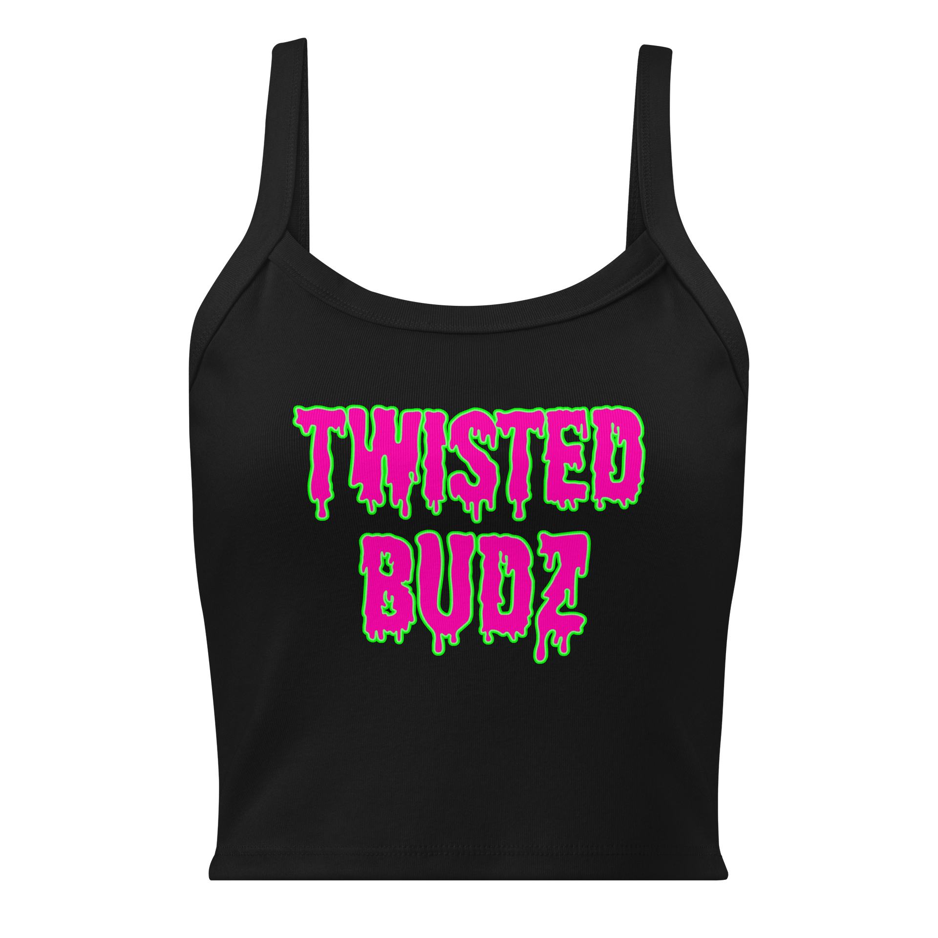 Twisted Budz Weirdo Weed Women’s Tank Top, 420 Cannabis Stoner Summertime Shirt, Reefer Punk Rock Ganja Goth Beach Fashion product image (1)