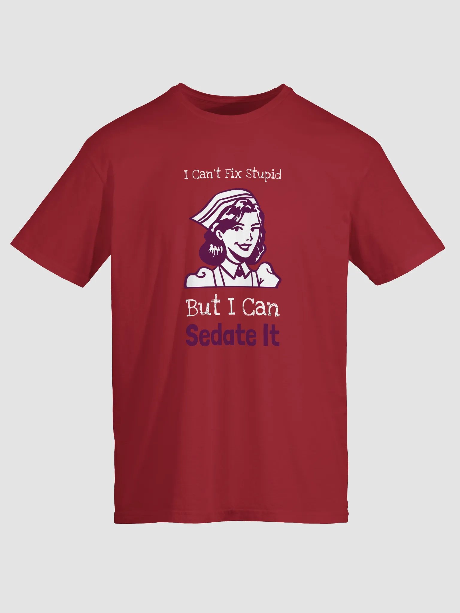 Snarky Nurse Illustration Unisex T-Shirt product image (1)