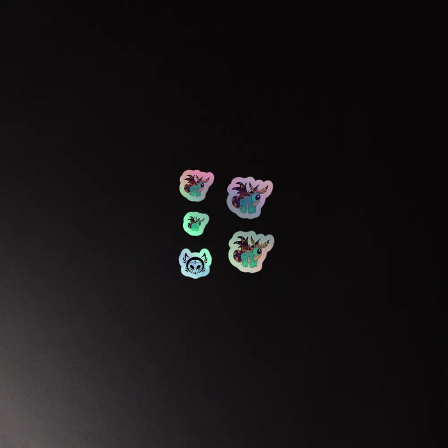 Fae Dragon - Holo Sticker Sheet product image (2)