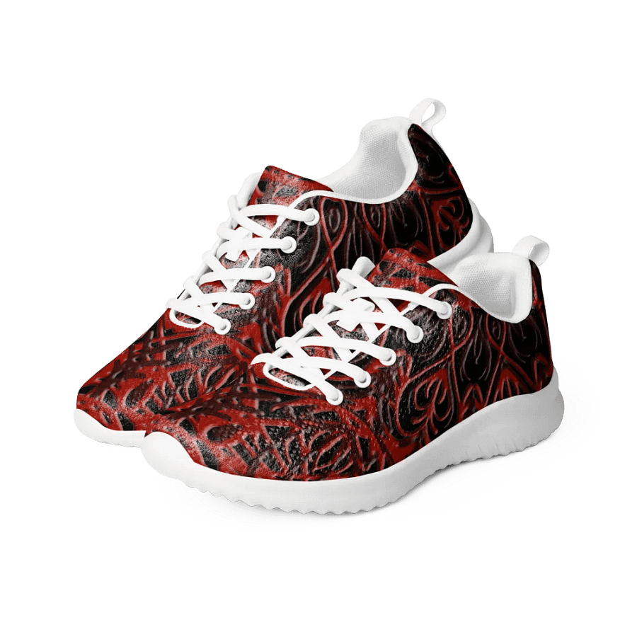 Heartbeat Red Women's Athletic Shoes product image (10)