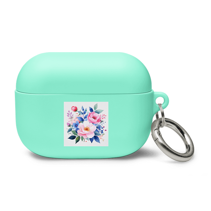 Columbia Road Market AirPods Case (Mint Floral) product image (1)