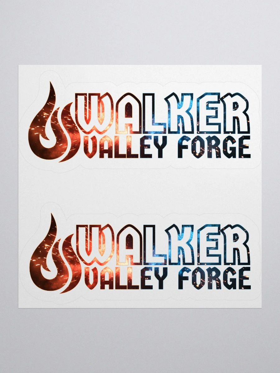 Walker Valley Forge Fiery Logo Kiss-Cut Stickers product image (8)
