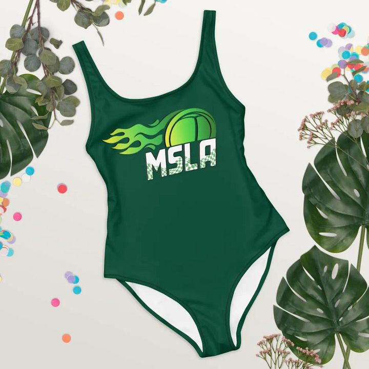 MSLA Green One-Piece Swimsuit product image (1)