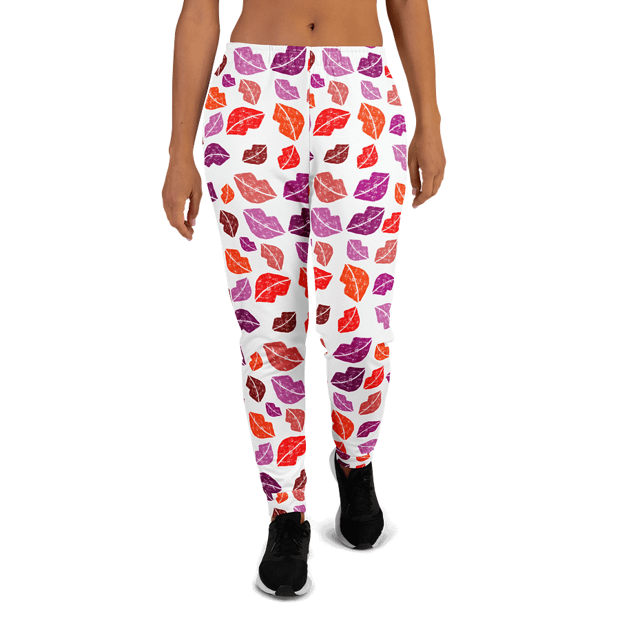 Vibrant Colorful Lips Women's Joggers product image (2)
