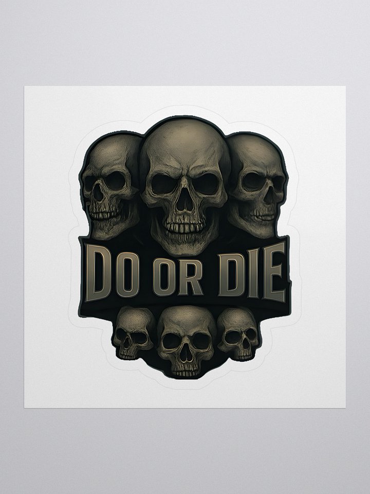 Symmetrical Skulls Kiss Cut Stickers product image (1)