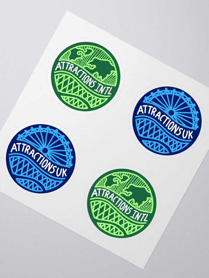 Attractions Logo Stickers product image (2)